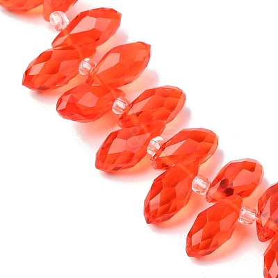 Crystal Glass Beads Strands GLAA-D033-40-1