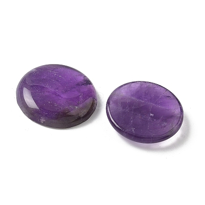 Natural Amethyst Cabochons G-C189-05E-1