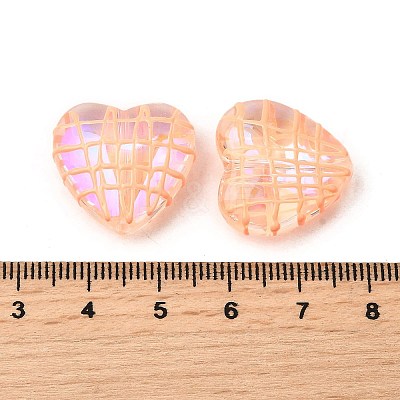 Transparent Glass Enamel Beads X1-GLAA-S388-01F-1