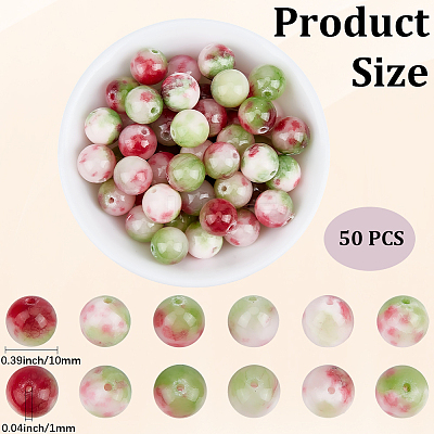 Natural Persian Jade Beads G-PA0002-33A-1