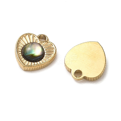 Natural Paua Shell Pendants STAS-G397-17G-02-1