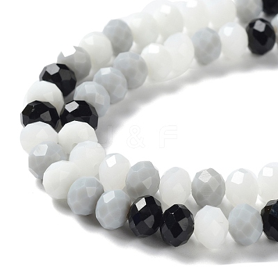 Glass Beads Strands EGLA-A034-M8mm-48-1