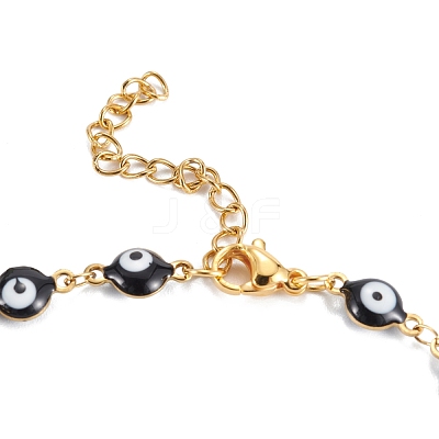 304 Stainless Steel Anklets AJEW-G024-02G-A-1
