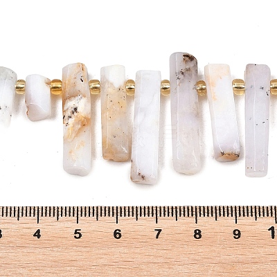 Natural White African Opal  Beads Strands G-F829-A02-01-1