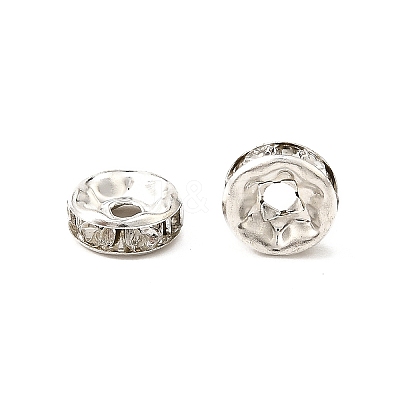 Brass Grade B Rhinestone Spacer Beads RSB038-B01-1