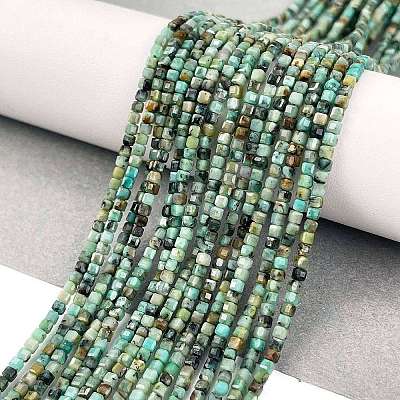 Natural African Turquoise(Jasper) Beads Strands X-G-A02-02-1