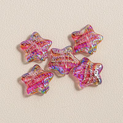 15Pcs Printed Resin Beads RESI-CJC0006-036P-1
