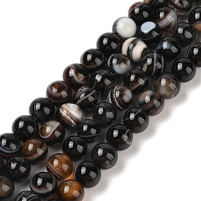 Natural Banded Agate G-Q194-C02-02A-1