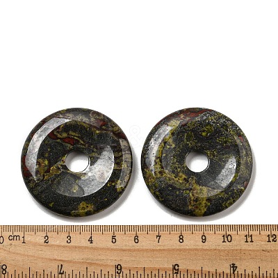 Natural Dragon Blood Pendants G-P532-01A-17-1