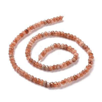 Dyed Natural Malaysia Jade Rondelle Beads Strands G-E316-2x4mm-42-1