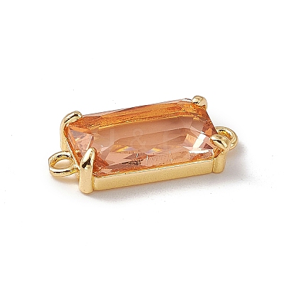 Transparent K9 Glass Connector Charms X-GLAA-A005-11LG-1