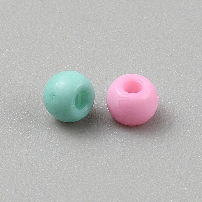 Opaque Acrylic Beads OACR-CJC0001-28A-1