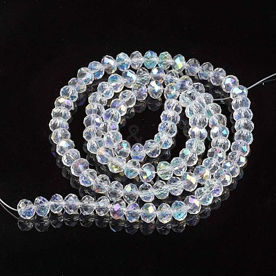 Electroplate Glass Beads Strands EGLA-A044-T8mm-L19-1