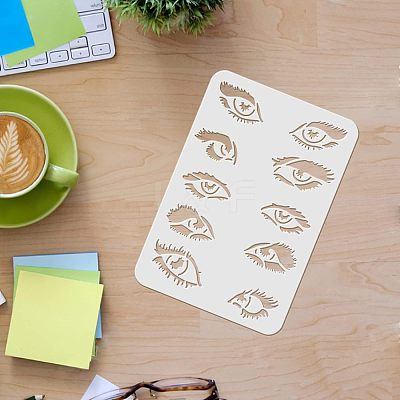 Large Plastic Reusable Drawing Painting Stencils Templates DIY-WH0202-095-1