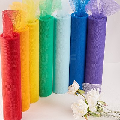 1 Roll Deco Mesh Ribbons OCOR-DJ0001-13D-1