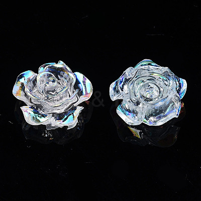 Transparent Resin Cabochons X-CRES-N030-001B-1