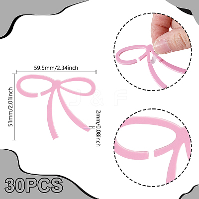 30Pcs Opaque Acrylic Wine Glass Cabochon OACR-GA0001-27A-1