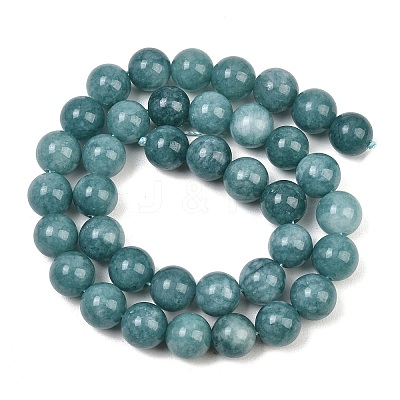 Natural Dyed White Jade Beads Strands GG-CBAEB22-B01-10mm-04-1