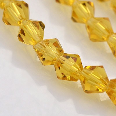 Bicone Glass Beads Strands EGLA-P016-4mm-07-1