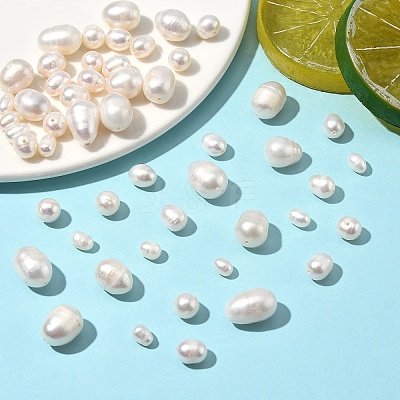 10Pcs Natural Cultured Freshwater Pearl Beads PEAR-YW0001-16-1