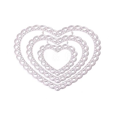 Heart Frame Carbon Steel Cutting Dies Stencils X-DIY-M011-22-1
