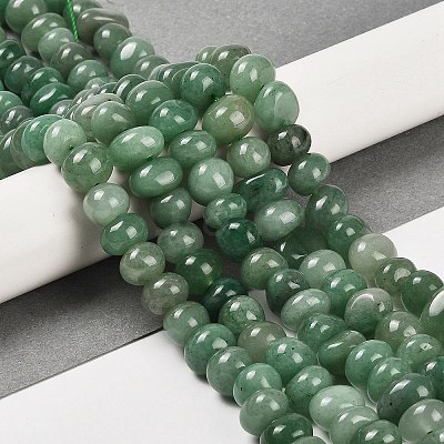 Natural Green Aventurine Beads Strands G-G053-C08-01-1