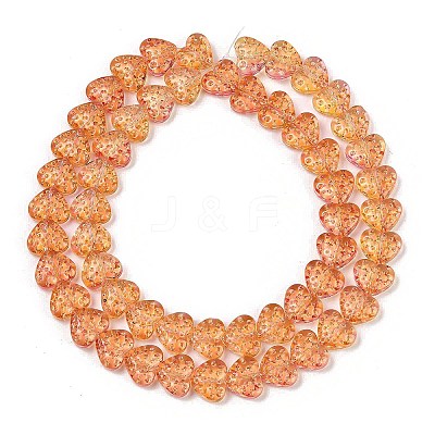 Transparent Glass Beads Strands GLAA-H038-01B-1