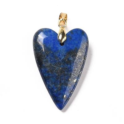 Natural Lapis Lazuli Pendants X-G-E570-01G-09-1