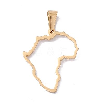 PVD Vacuum Plating 304 Stainless Steel Pendants X-STAS-G284-02G-1