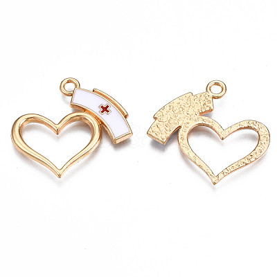 Alloy Enamel Pendants ENAM-Q443-003-RS-1