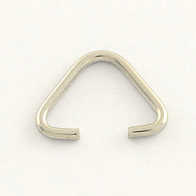 Tarnish Resistant 304 Stainless Steel Triangle Rings STAS-R063-15-1