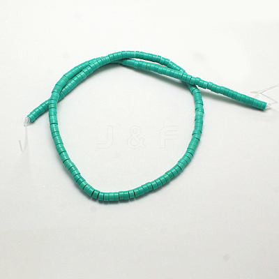 Synthetic Turquoise Beads Strands TURQ-G110-6x3mm-09-1
