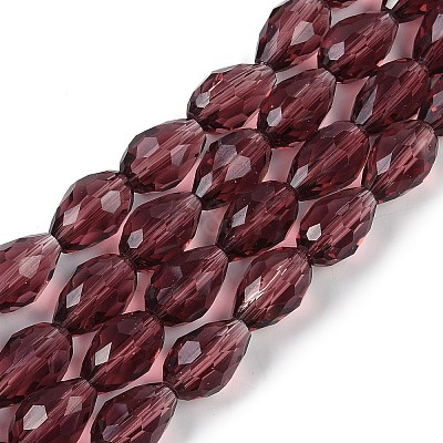 Transparent Glass Beads Strands LS-EGLA-N013-T10mm-D03-1