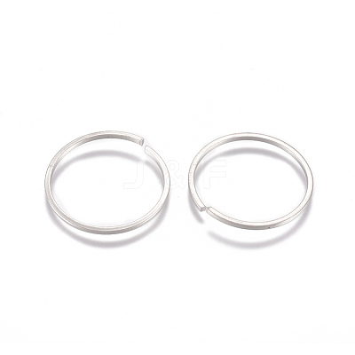 Tarnish Resistant 304 Stainless Steel Open Jump Rings STAS-G225-13P-01-1