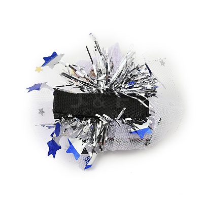 Christmas Theme Glitter Felt Fabric Alligator Hair Clip PHAR-U002-01H-1