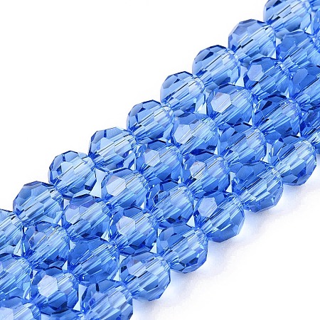 Transparent Glass Beads X-EGLA-A035-T8mm-D14-1