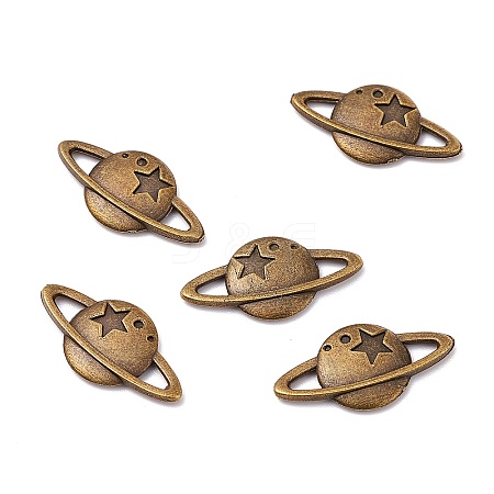 Zinc Alloy Cabochon Enamel Settings PALLOY-WH0036-26AB-1
