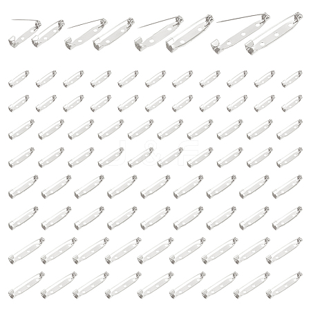 200Pcs 4 Styles Iron Back Bar Pins IFIN-ME0001-21A-1