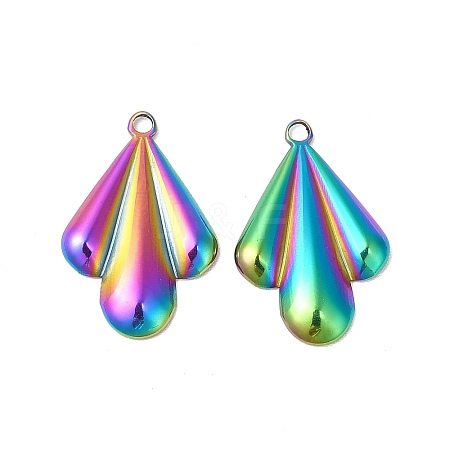 Ion Plating(IP) 304 Stainless Steel Pendants STAS-L268-003MC-1