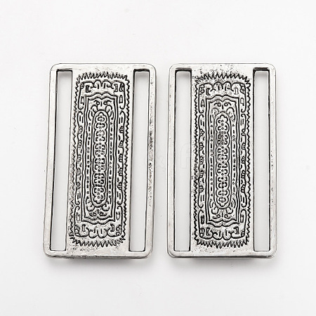 Tibetan Style Alloy Buckles X-TIBE-Q077-29AS-RS-1