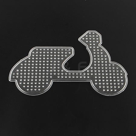 Motorcycle ABC Plastic Pegboards used for 5x5mm DIY Fuse Beads LS-X-DIY-Q009-46-1