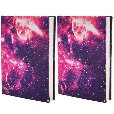 CRASPIRE 3Pcs Elastic Fabric Book Covers AJEW-CP0007-41B-1