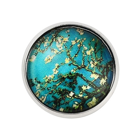 Round Glass Brooches LS-JEWB-A022-02C-1