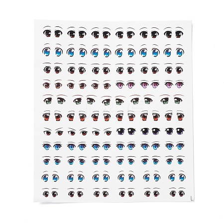 Water Transfer Eyes Stickers DIY-B039-01-1