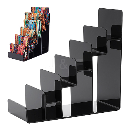 6 Tier Acrylic Wallet Display Risers ODIS-WH0030-43-1