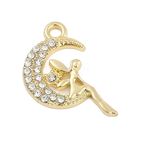 Alloy Micro Pave Rhinestone Pendants FIND-K020-13G-1