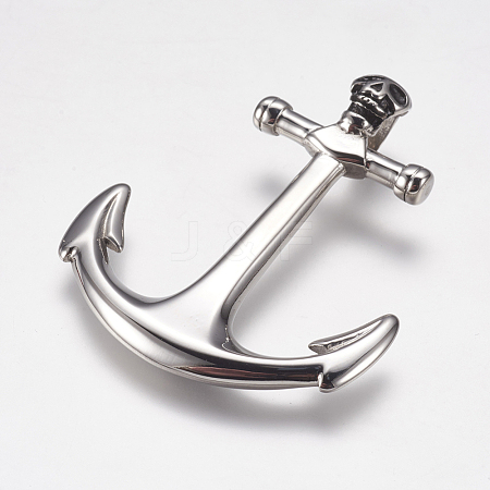 Non-Tarnish 304 Stainless Steel Big Pendants STAS-P225-065P-1