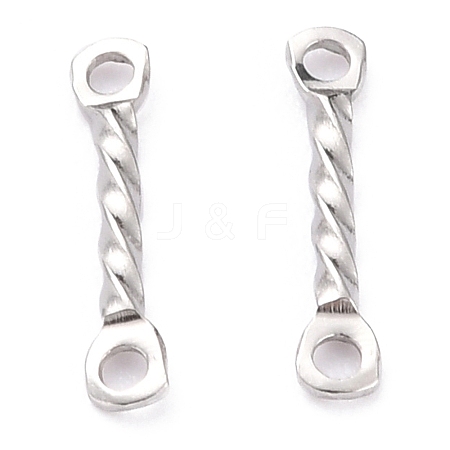 Tarnish Resistant 201 Stainless Steel Links Connectors X-STAS-B011-02A-P-1