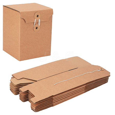 Kraft Paper Gift Box CON-WH0075-03B-1