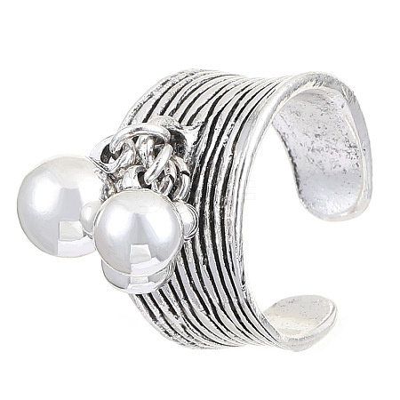 Alloy Wide Open Cuff Rings WH-WG6A49F-01-1